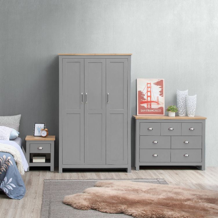 Lisbon 3 Piece Set Light Grey